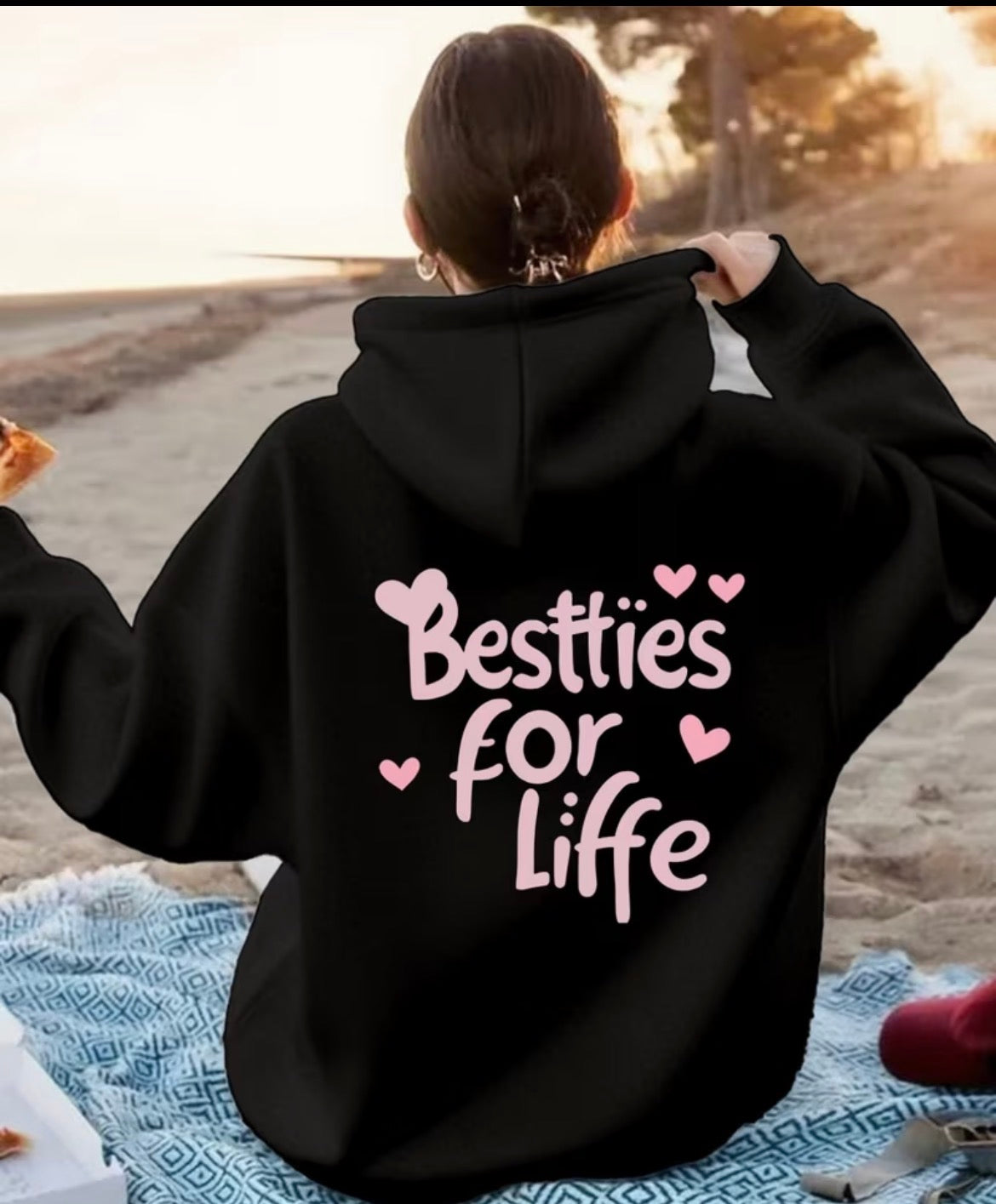 Womens Bestie Life Hoodie