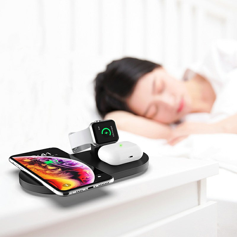 3 in 1 Wireless 10W Qi Fast Charger Station