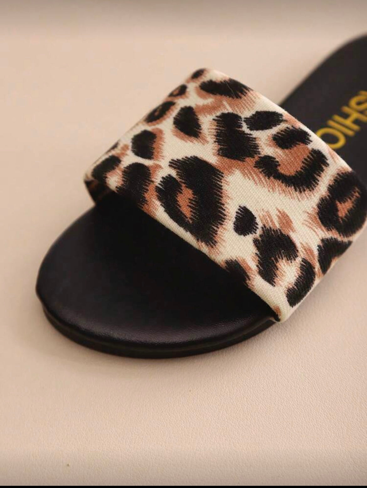 Girls Lepord Print Sandles