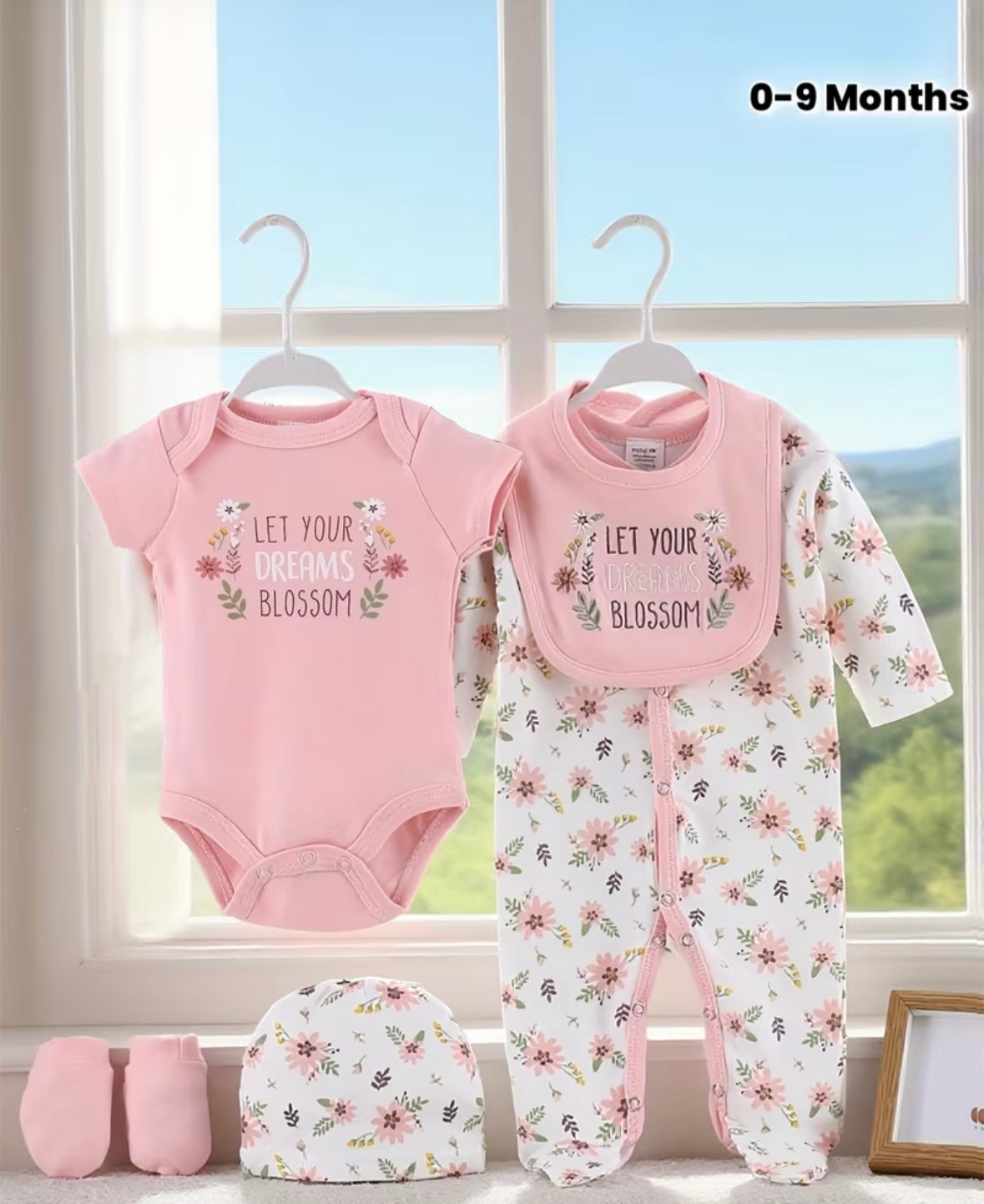 5pce baby girl gift set