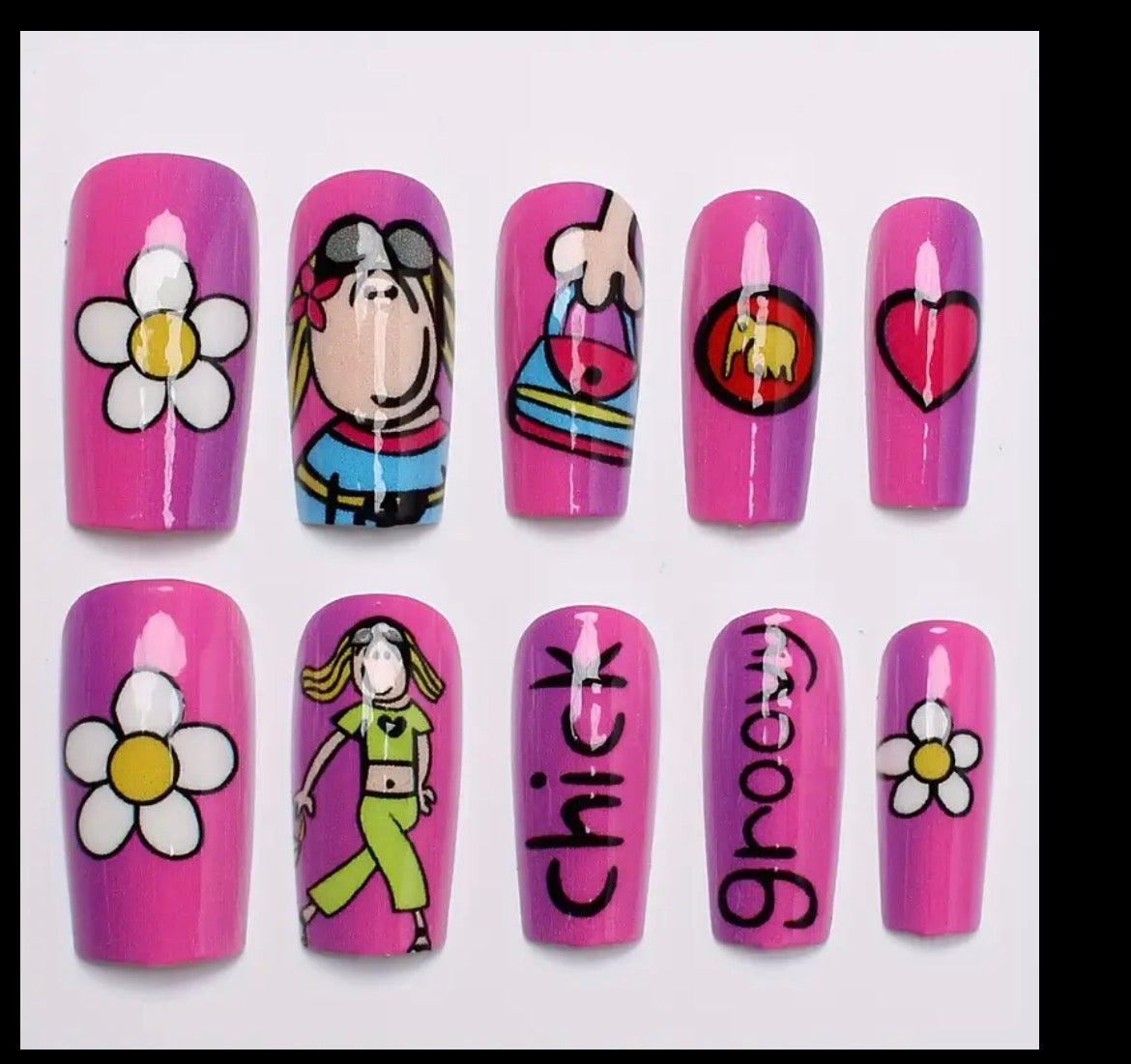 Groovy Chick Nails