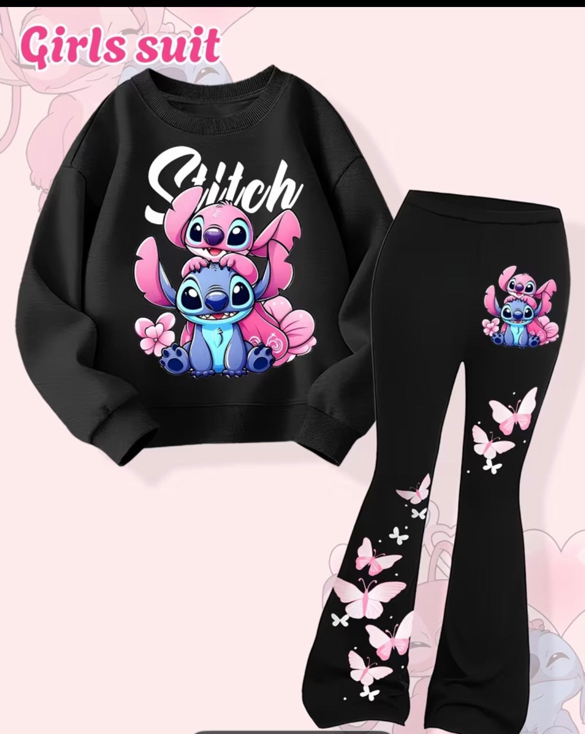 Girls Alien Jumper & trousers Set