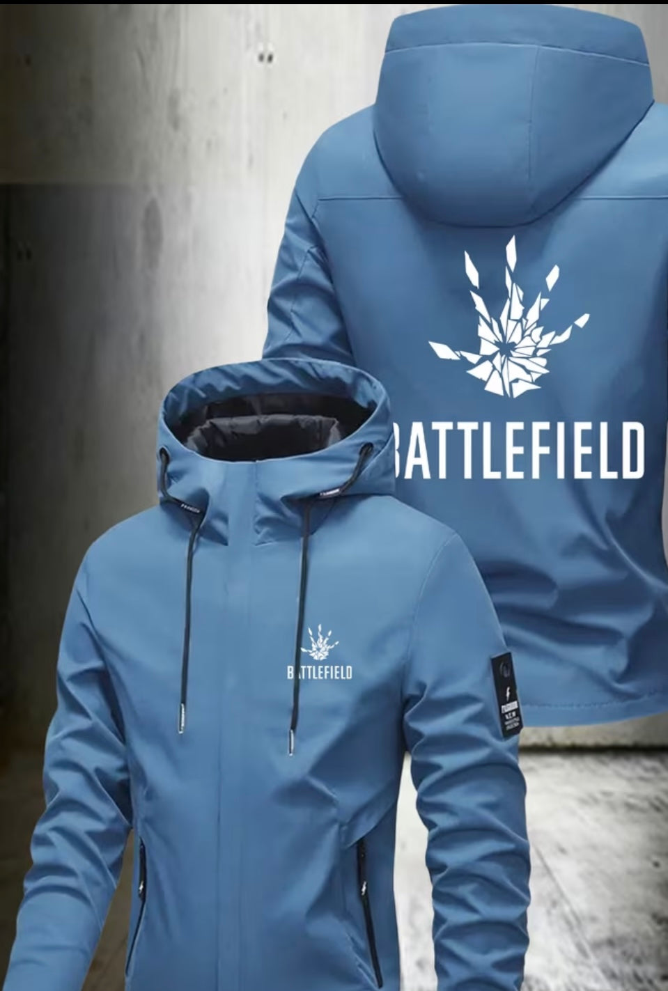Men’s fashion new arrival jacket with battlefield claw print