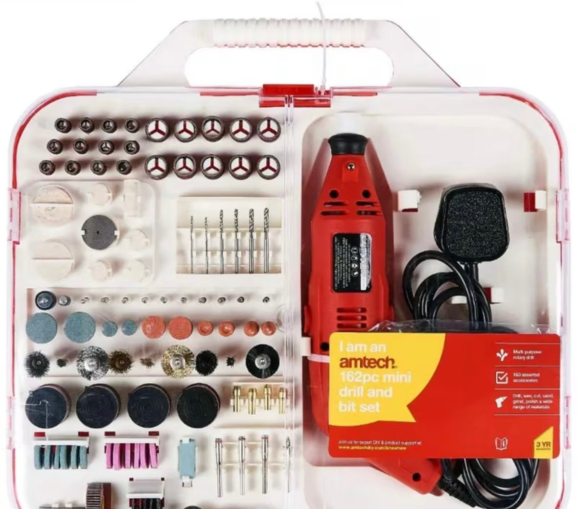 162pcs electric rotary mini drill