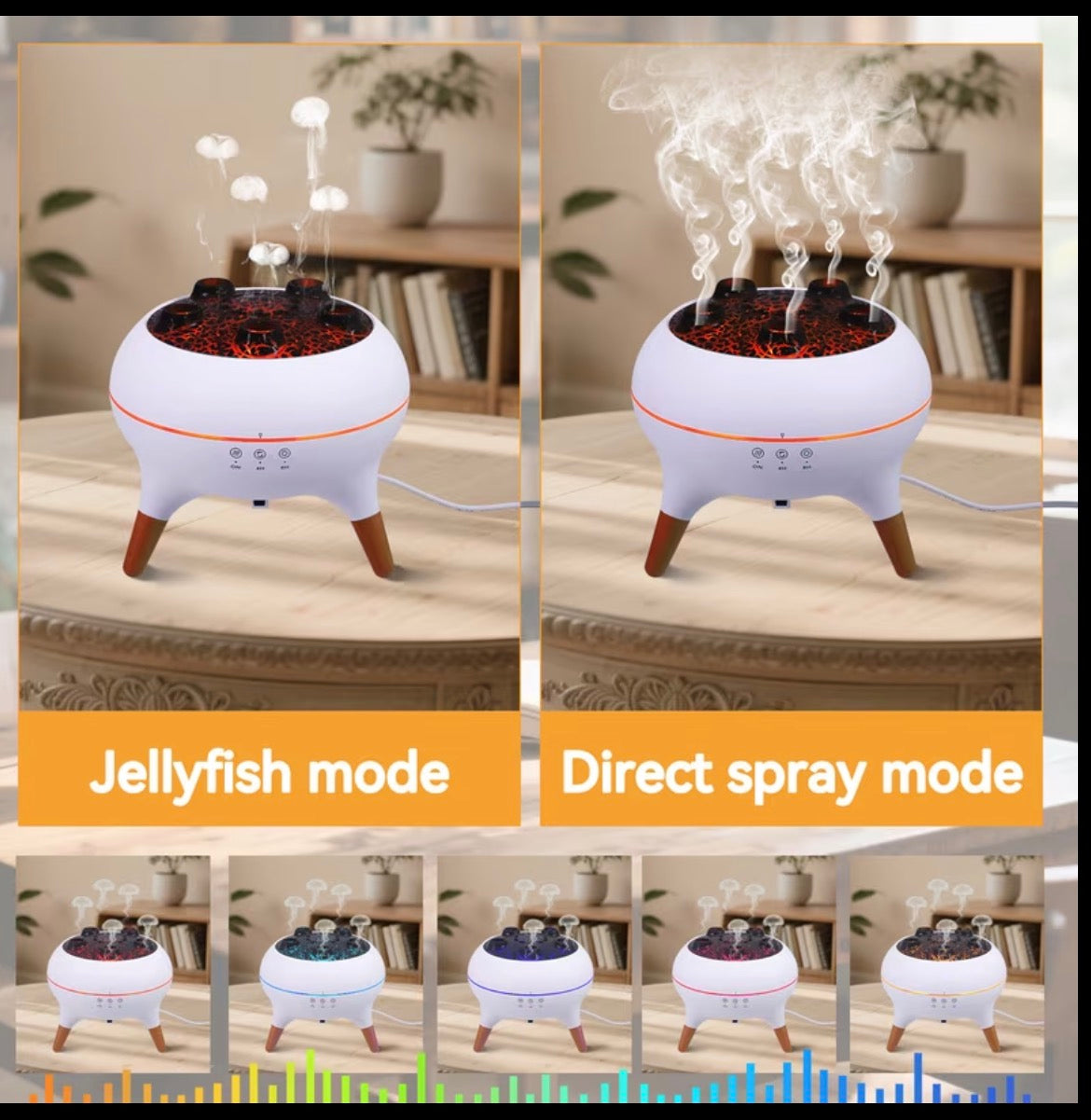 Jellyfish Diffuser, 250ML Humidifier