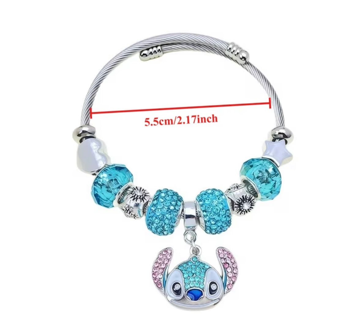 Blue Alien bracelet