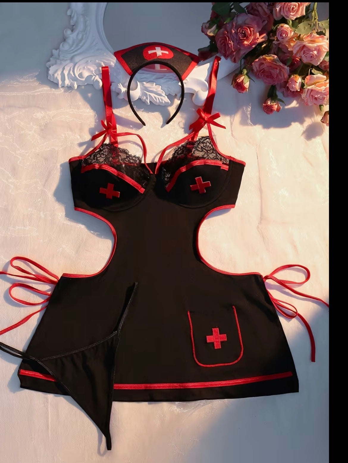 Plus Size 4PC Nurse Outfit