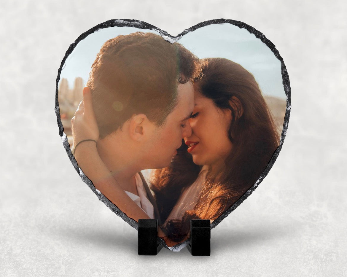 Heart Photo Slate