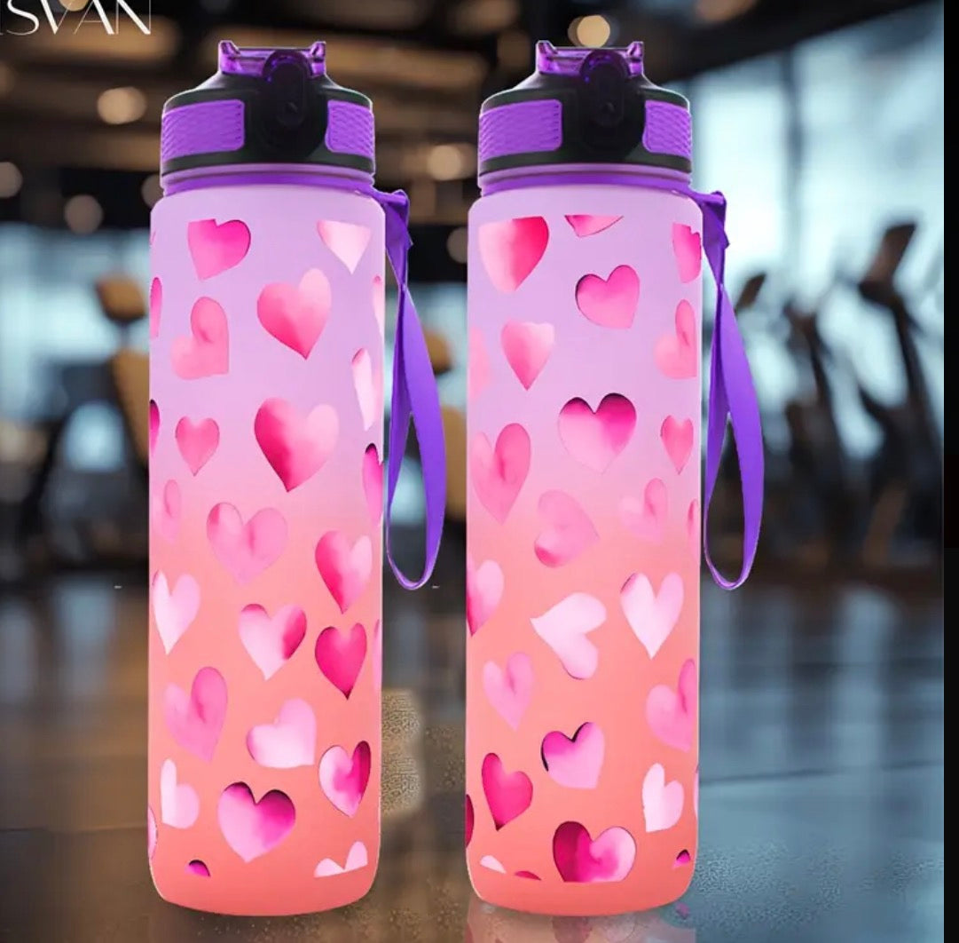 Hearts Water Bottle