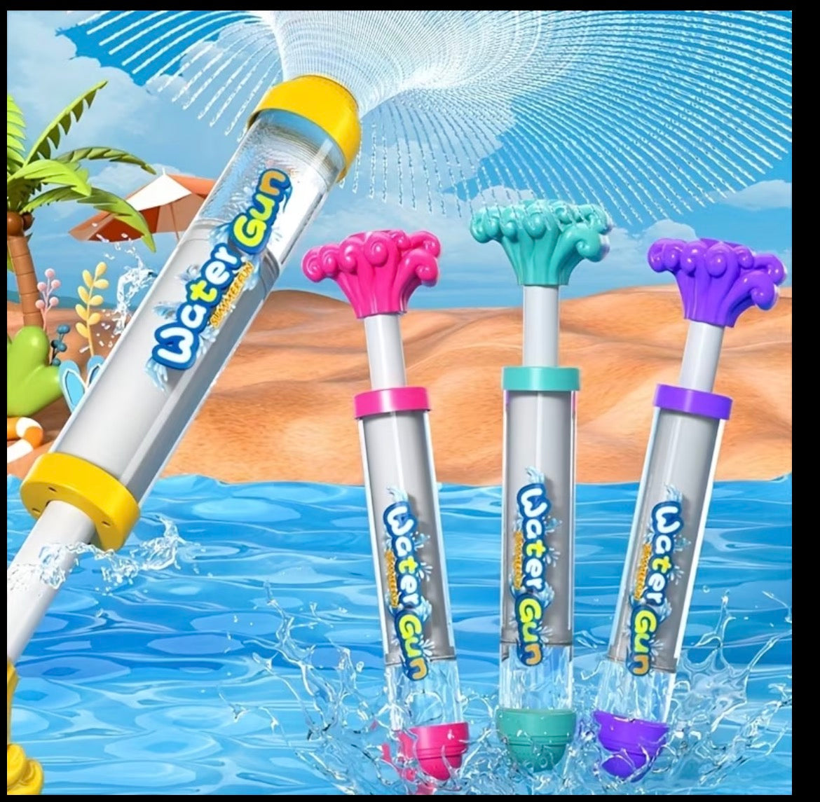 4PC Water Guns