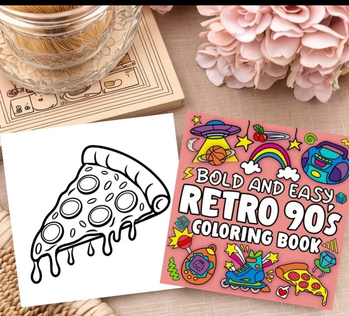 90s Colouring Book