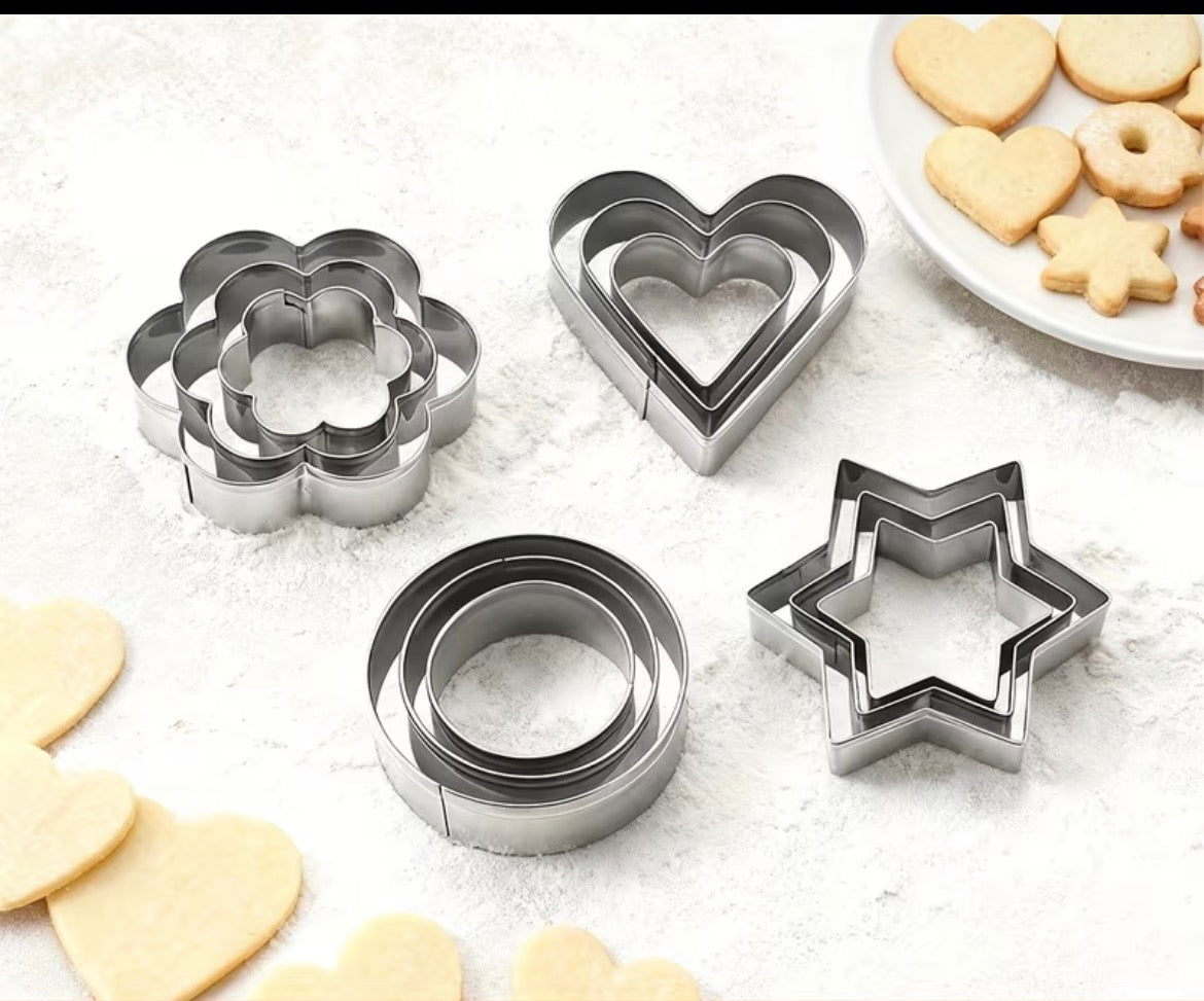 12 PC Biscuits Cutters