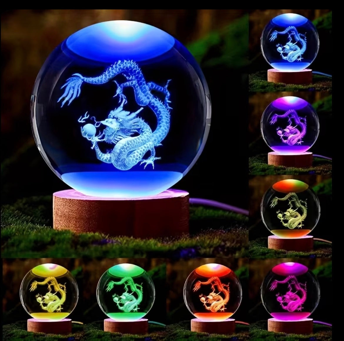 Dragon Crystal Ball Light