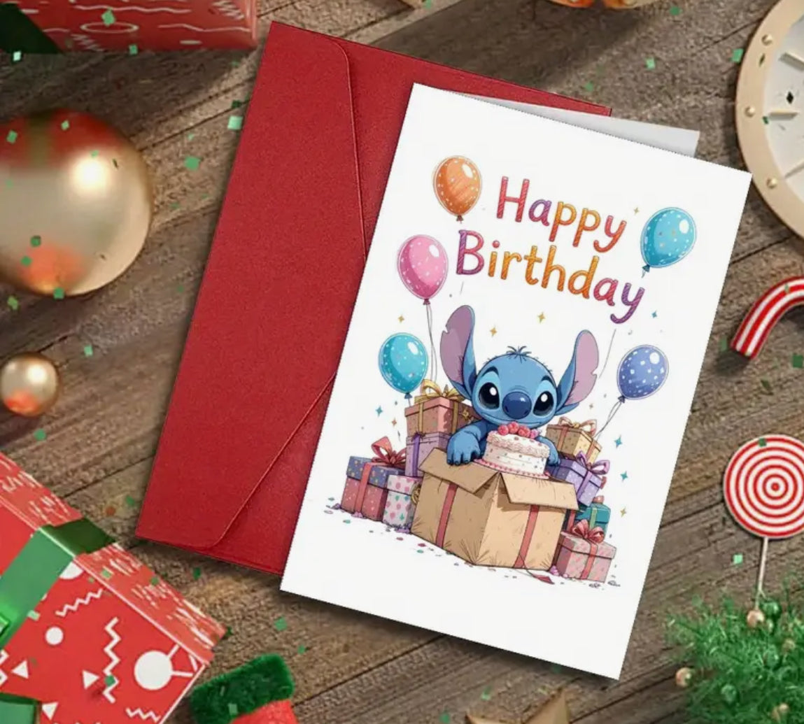 Alien Birthday Card