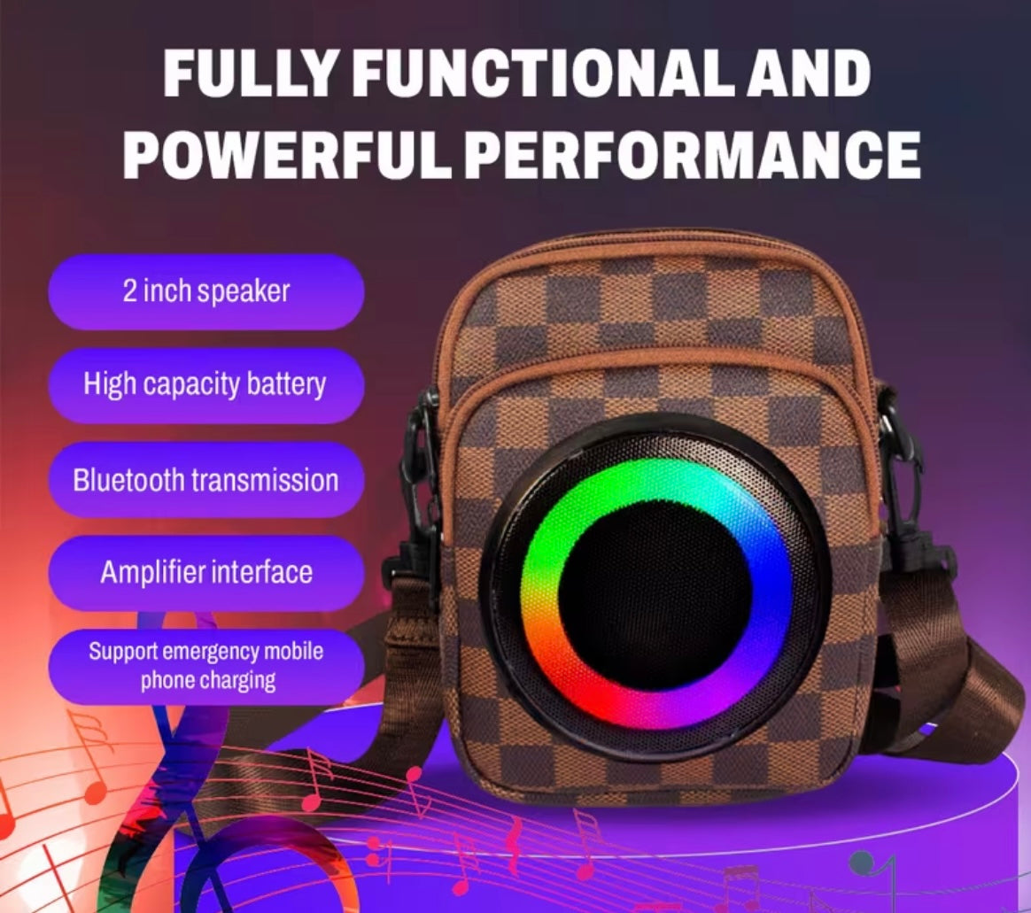 Bluetooth speaker bag