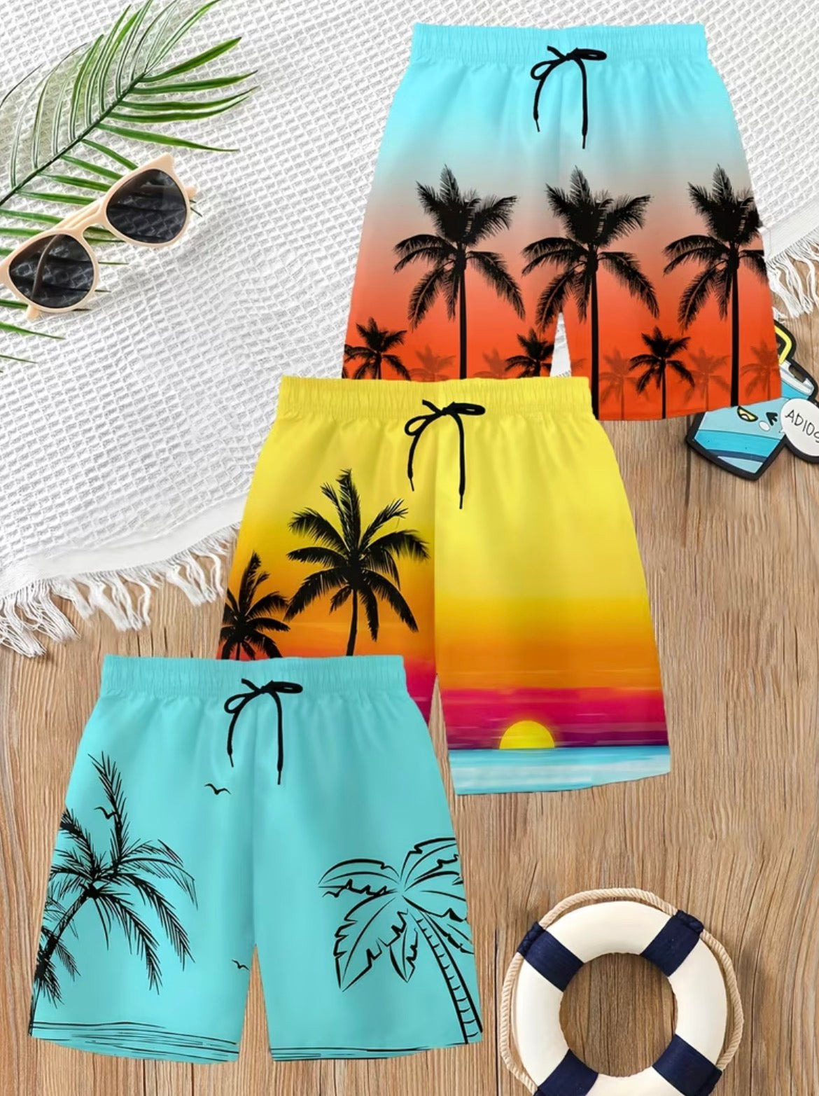 3PC Boys Swim Shorts