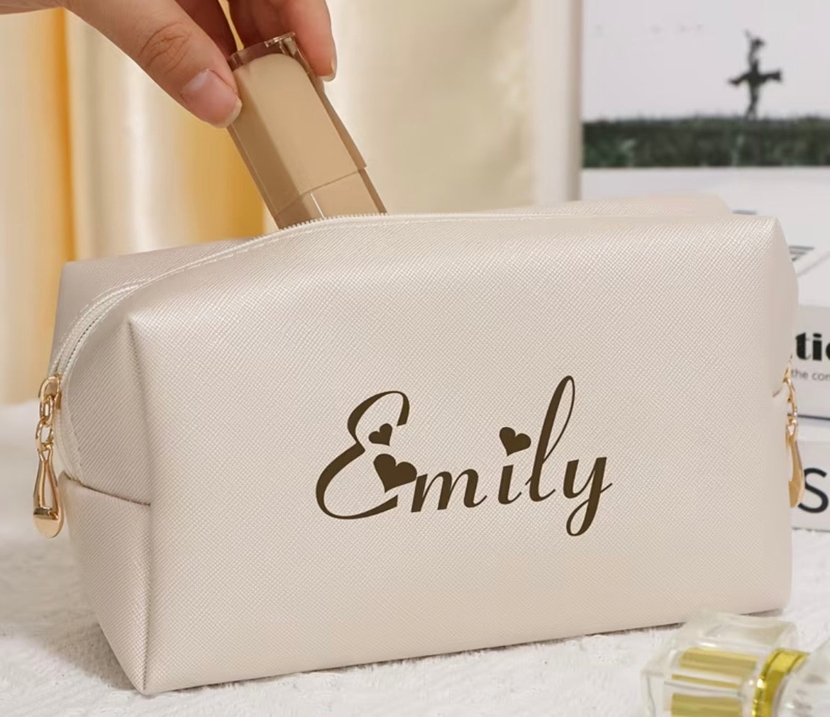 Personiled Make Up Bag