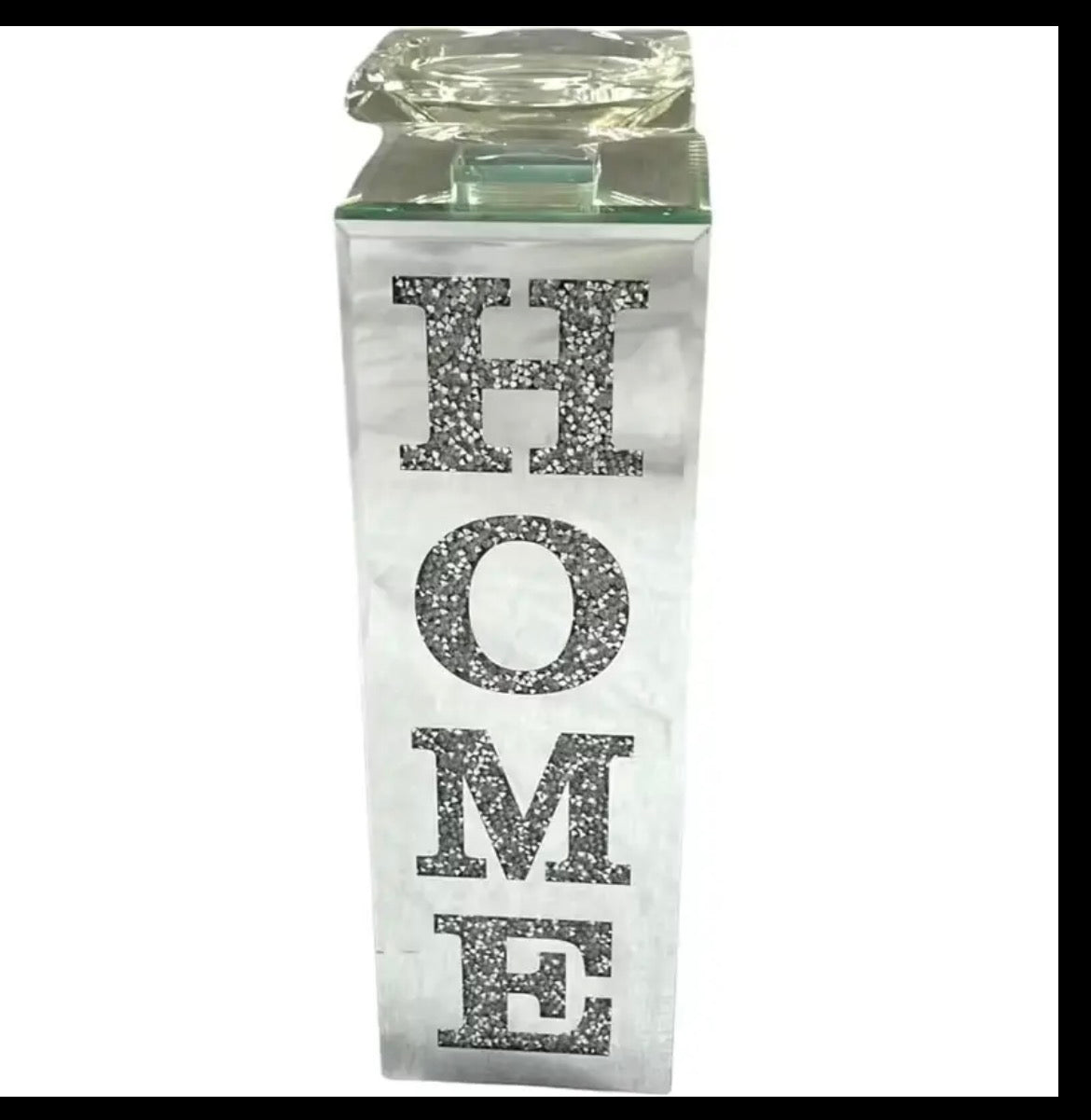 Crushed Dimond Home TeaLight Candle Holder