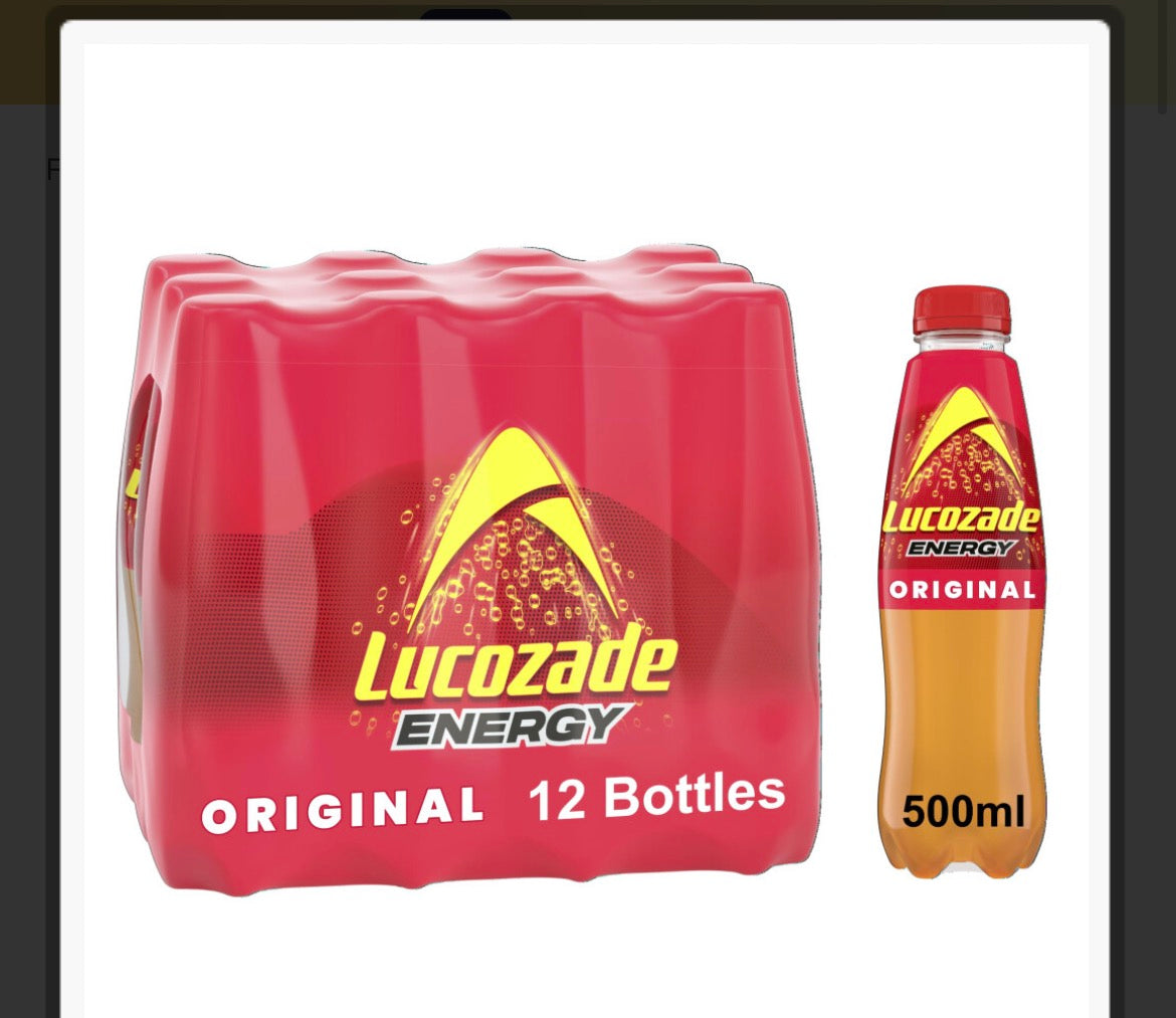 12 Bottles Lucozade