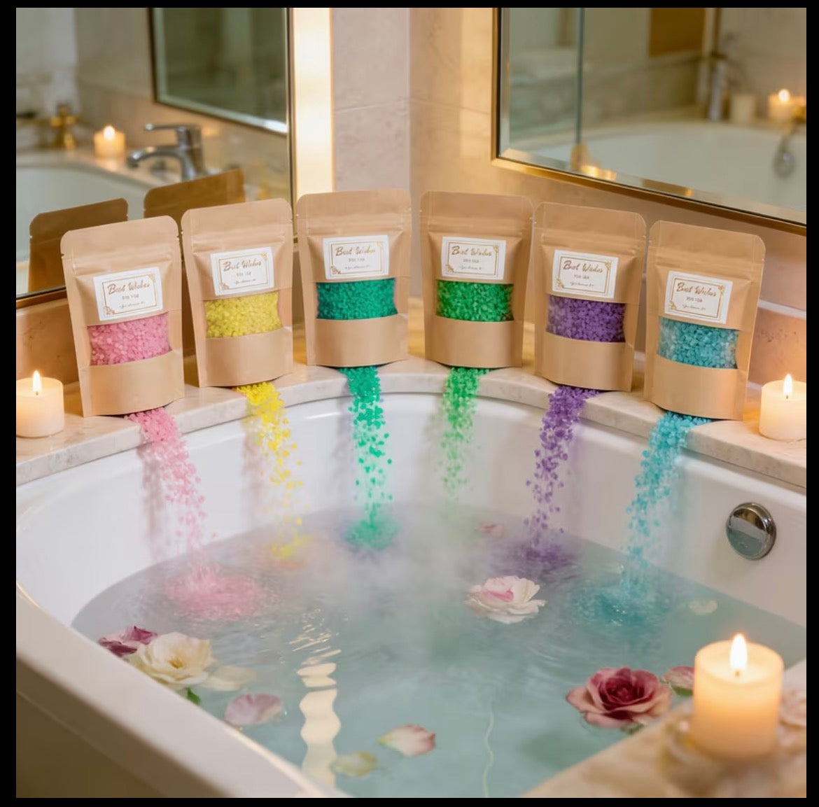 6 Bags Of Bath Salts