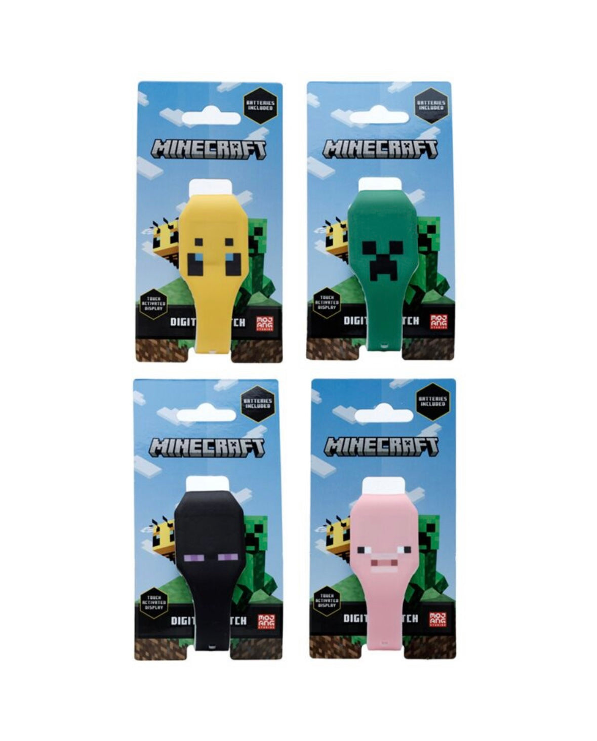 Silicone Digital Watch - Minecraft