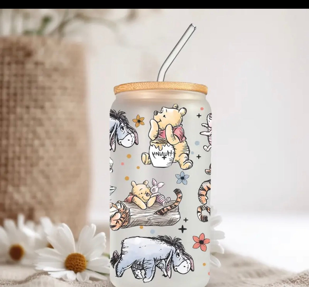 16oz Glass Cúp
