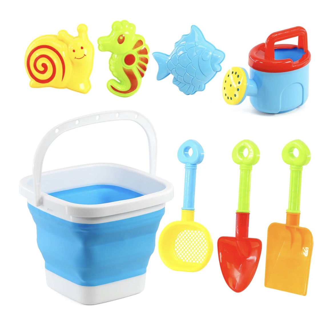8-Piece Bucket & Spade Playset