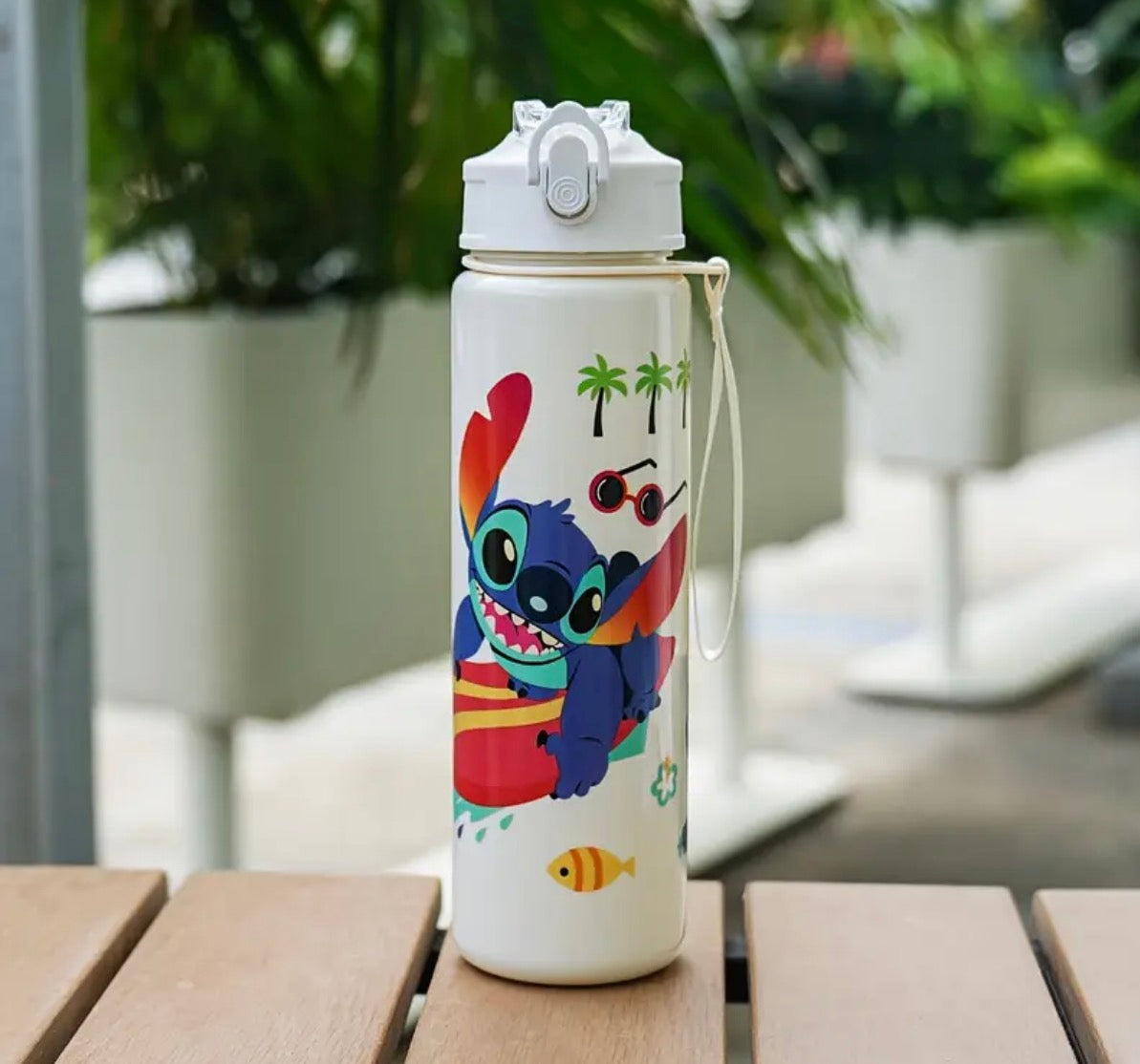 Blue Alien Water Bottle