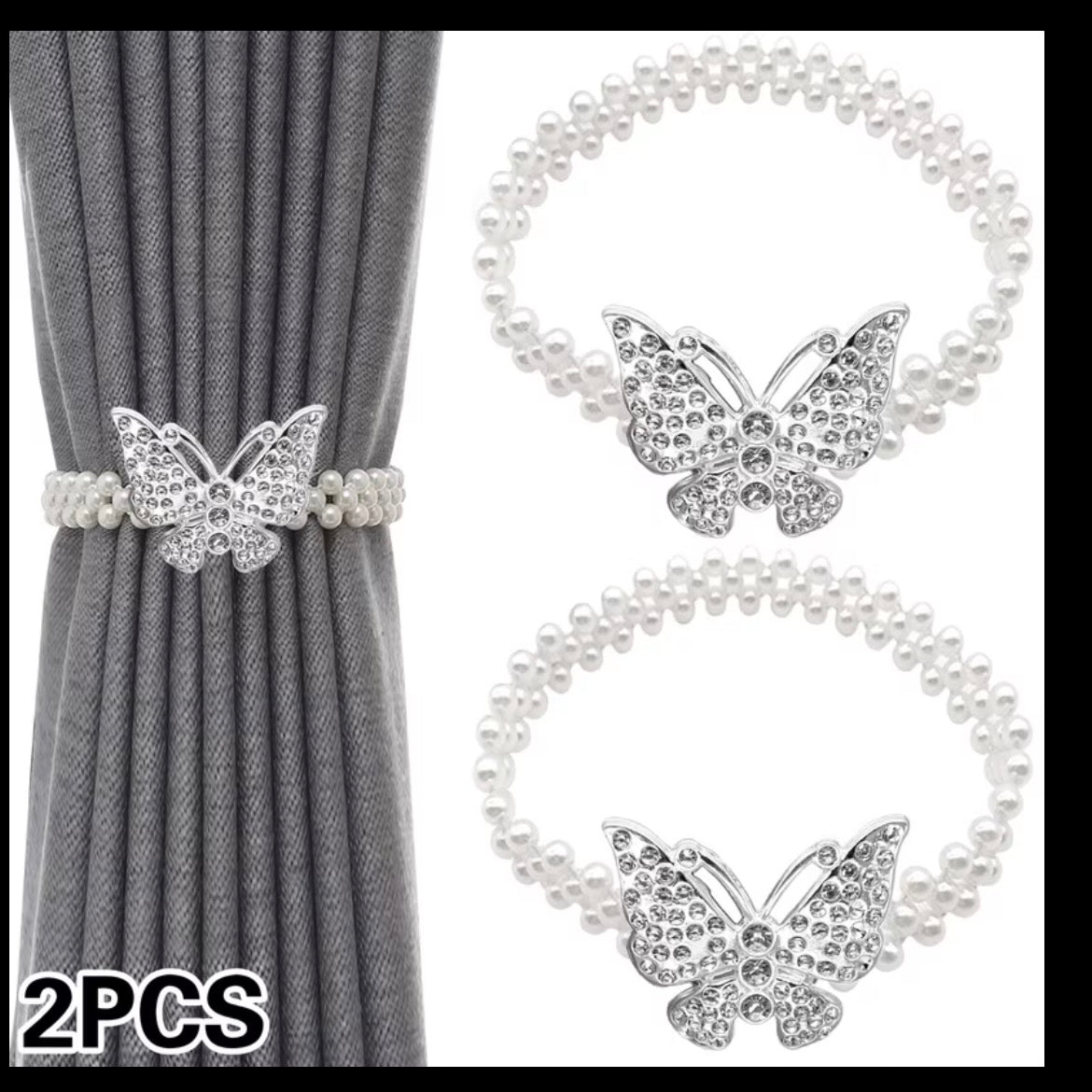 Butterfly Curtains Ties