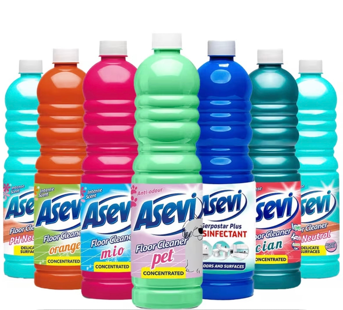 Asevi Floor Cleaner 7pce Spanish Cleaning set