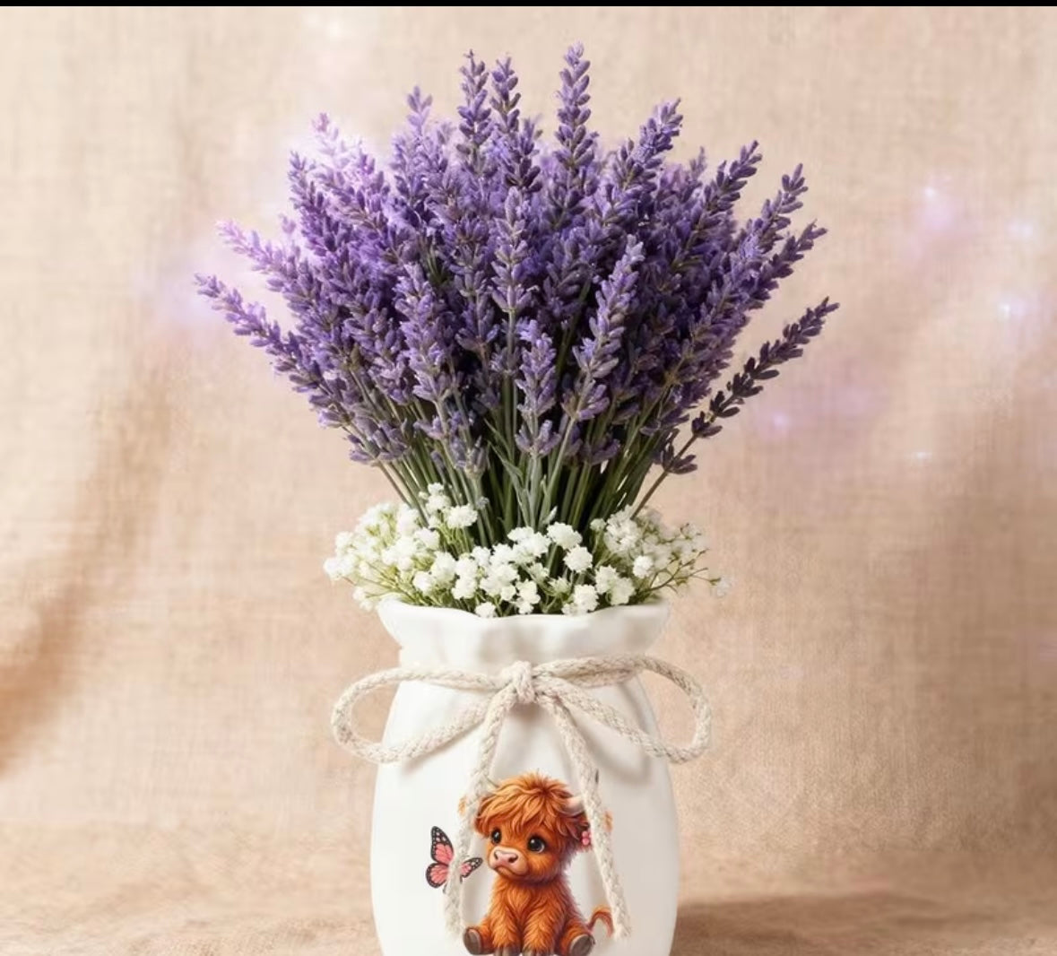 Highland Cow Centrepieces