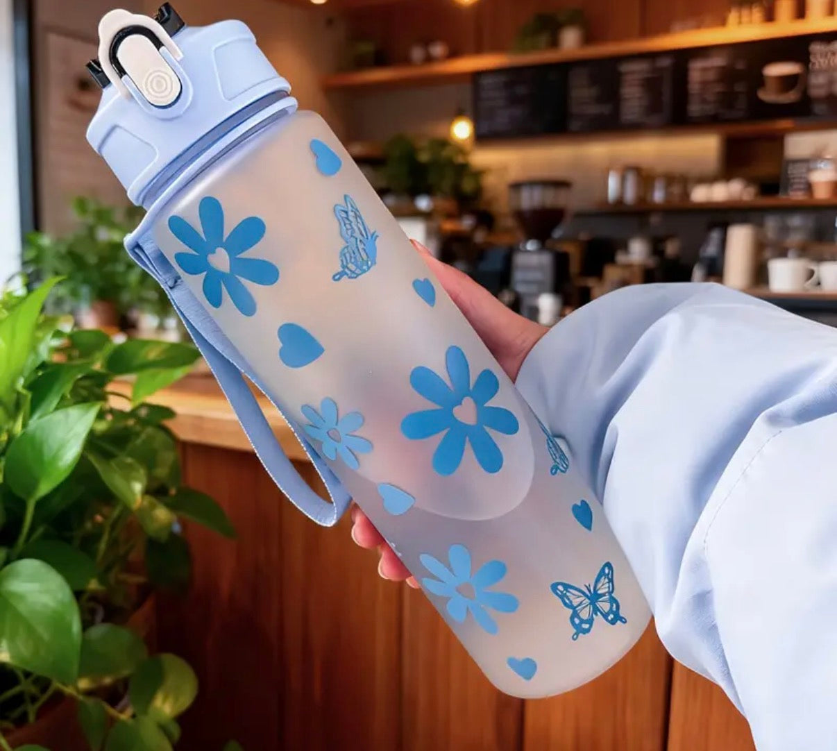 Flowers & Butterflies Water Bottle