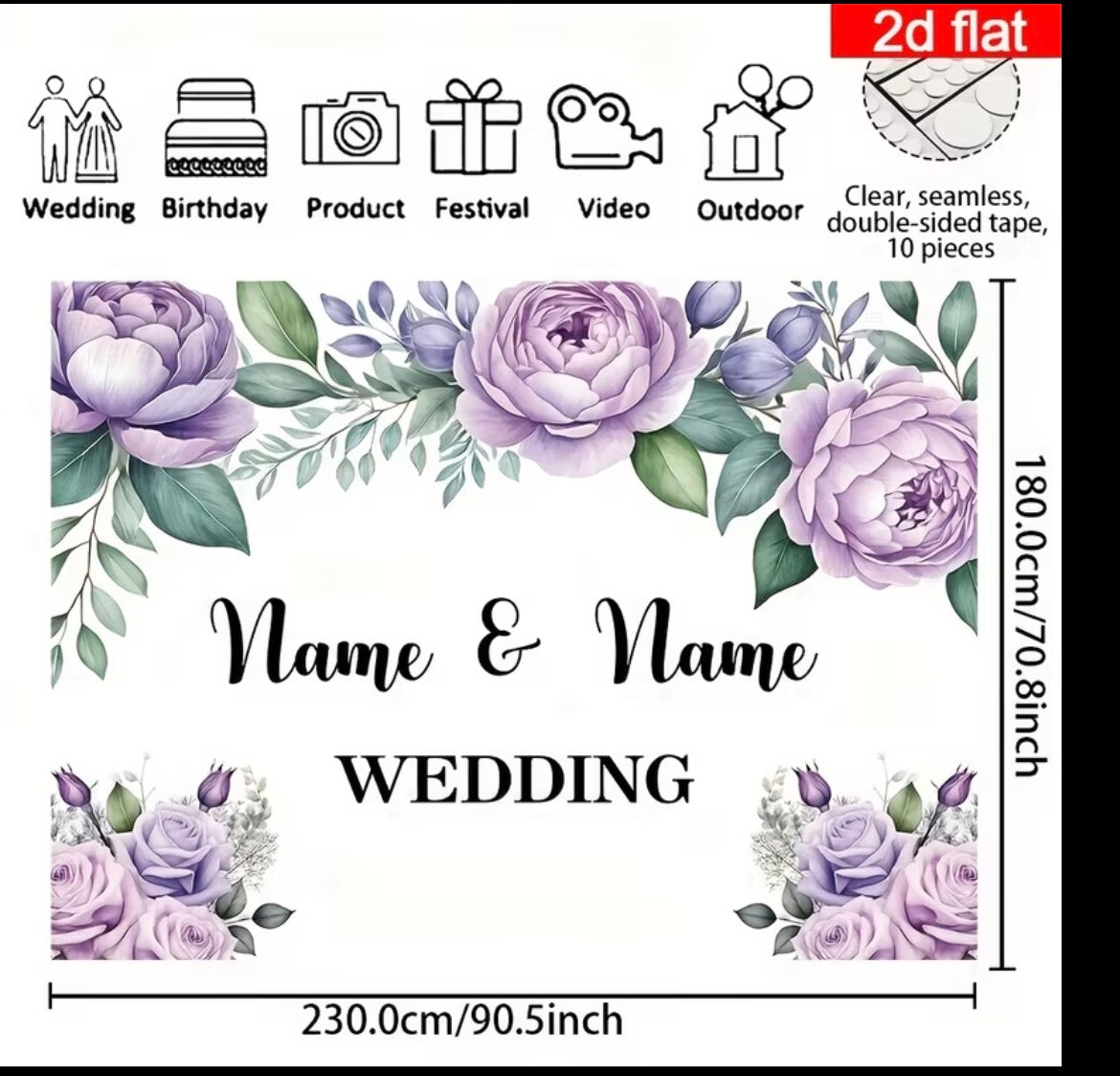 Personiled Wedding Sign
