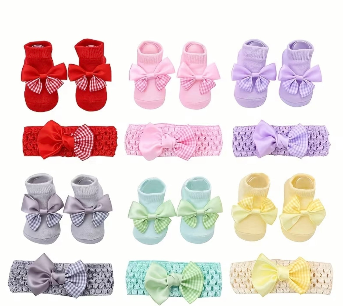 Baby Breathable socks & headband