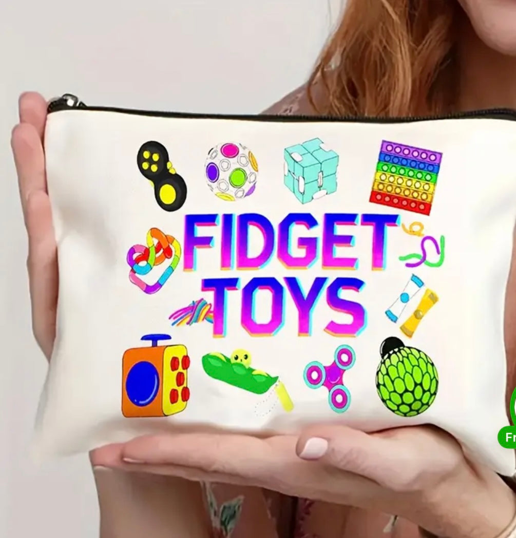 Fidget toys storage bag