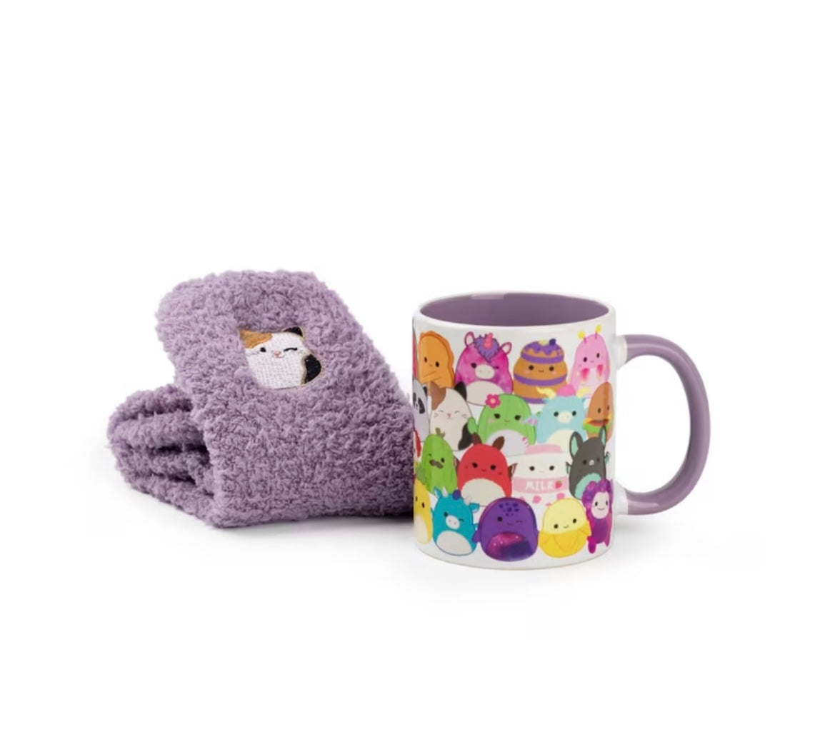 Squishmallows women’s mug & sock set