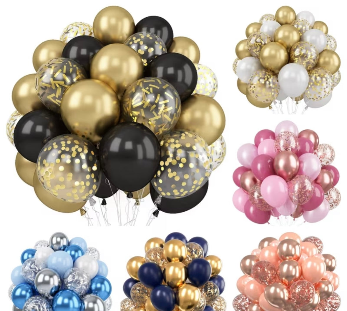 30pcs Balloon confetti balloons
