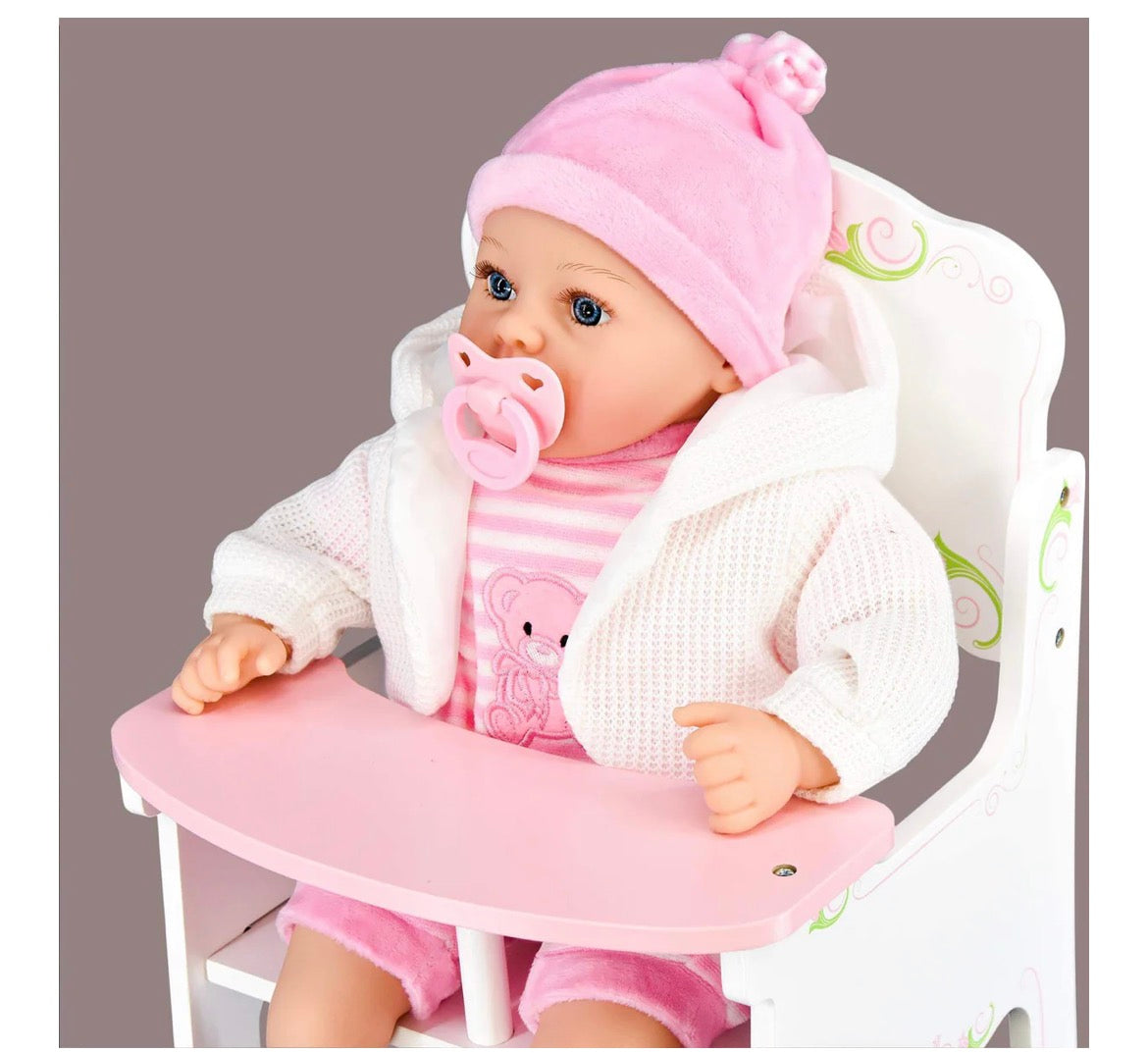 Wooden Baby Doll HighChair