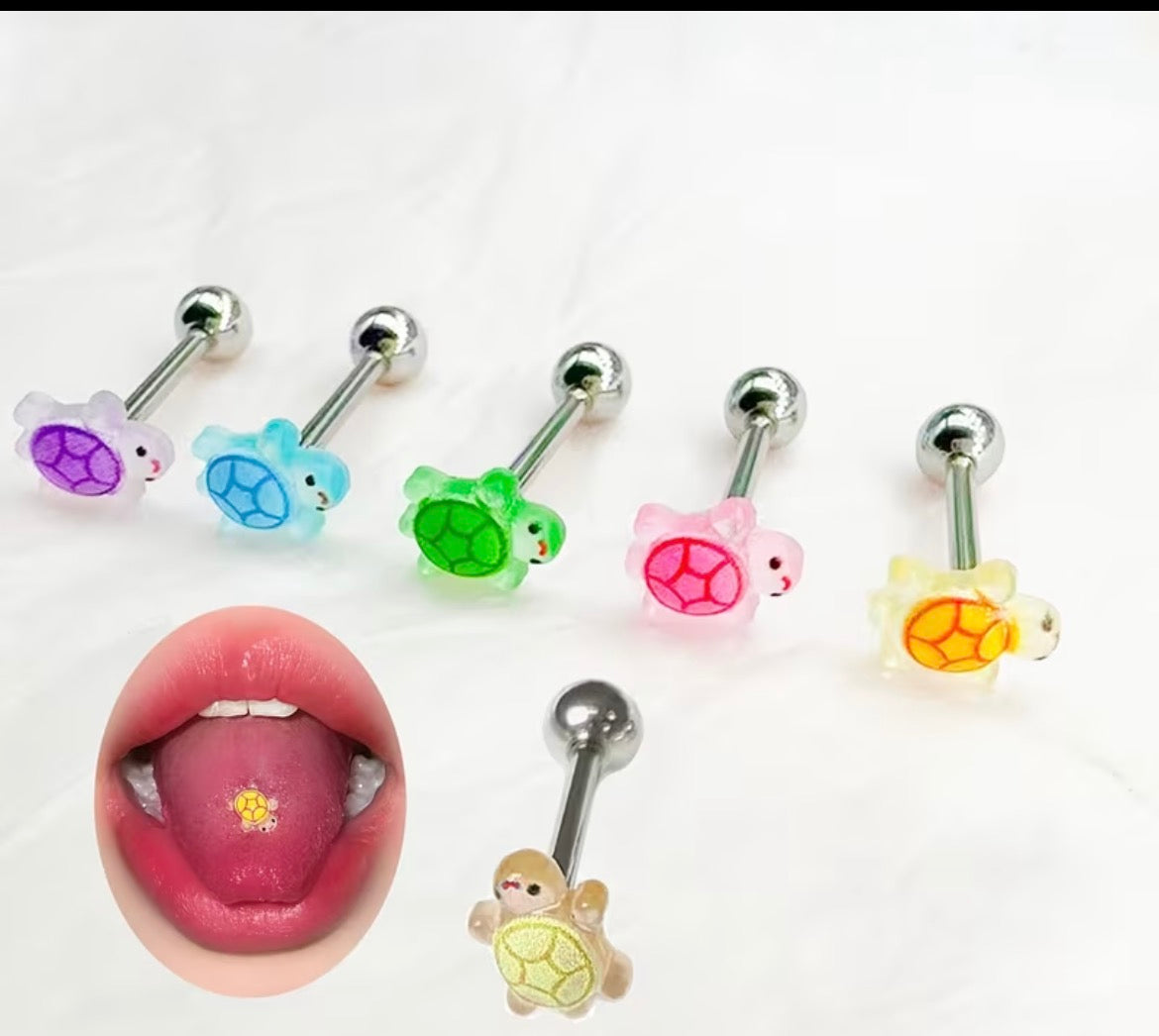 6PC Glow In The Dark Turtle Tongue Bar