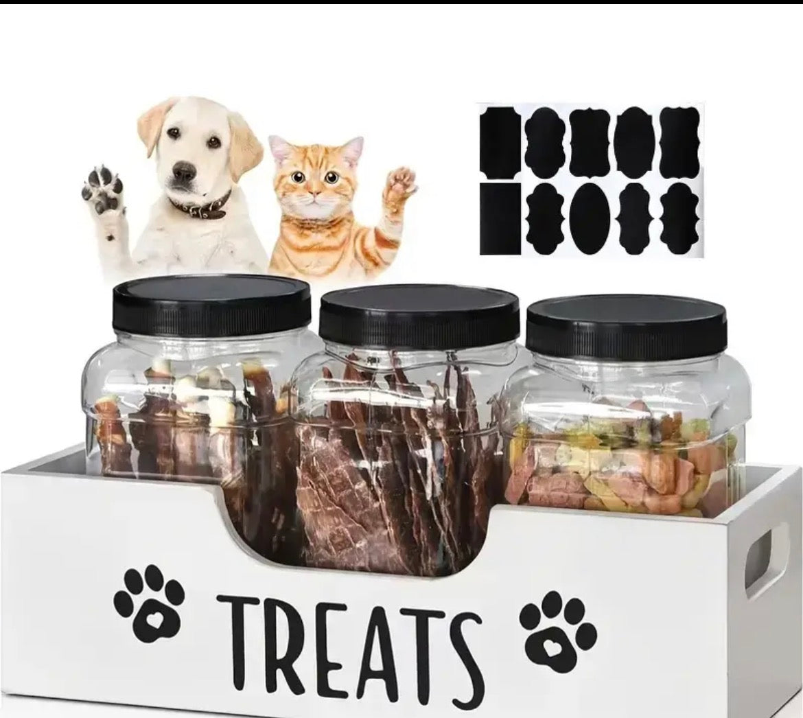 5 in 1 Cat & Dog Treats Storage
