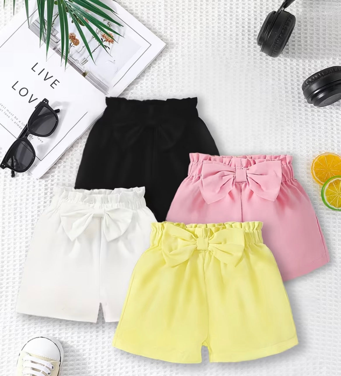 Girls 4PC Shorts