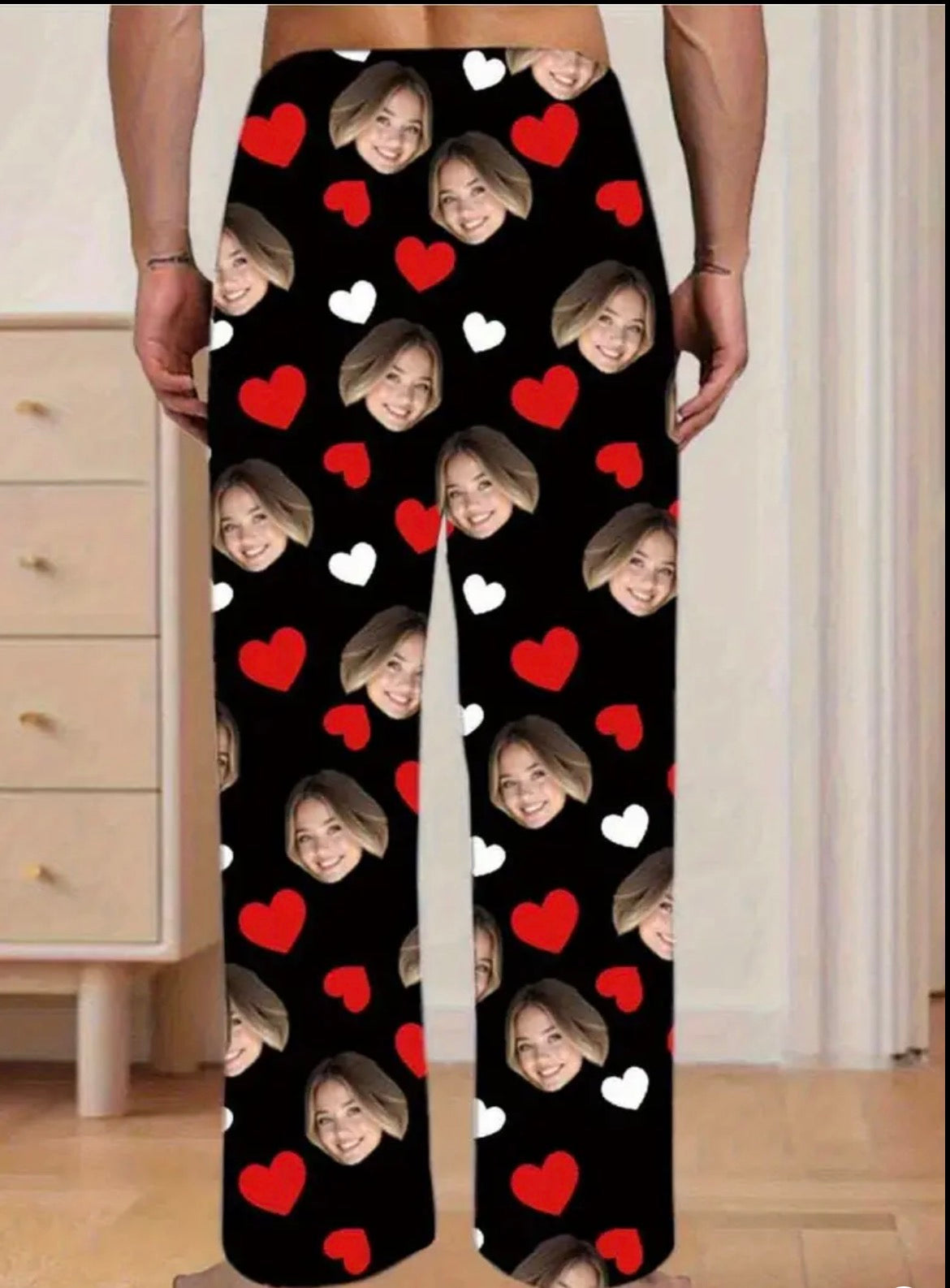 Men Custom Face Pjs Bottoms
