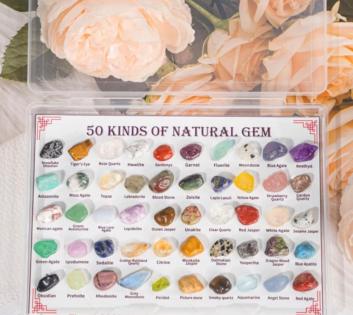 50 kinds of natural gem