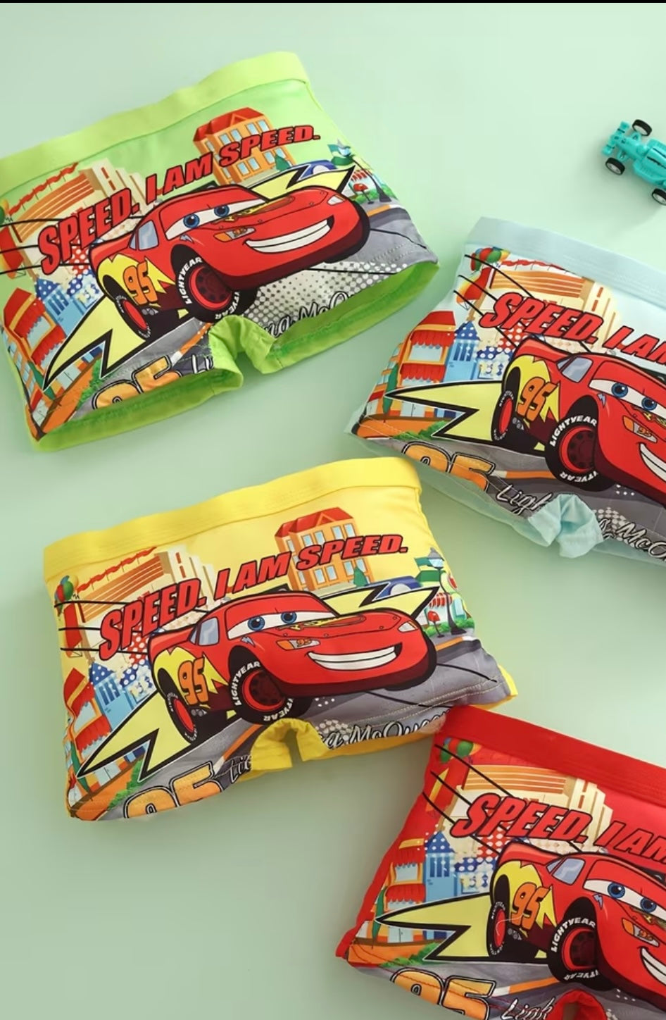 Lightning McQueen 4pcs boys underpants