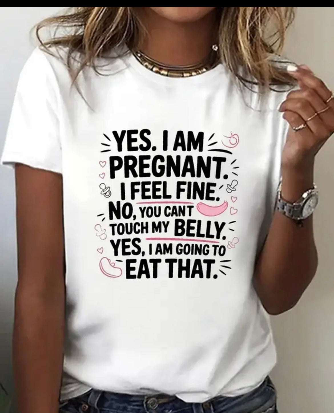White Womens T-shirt