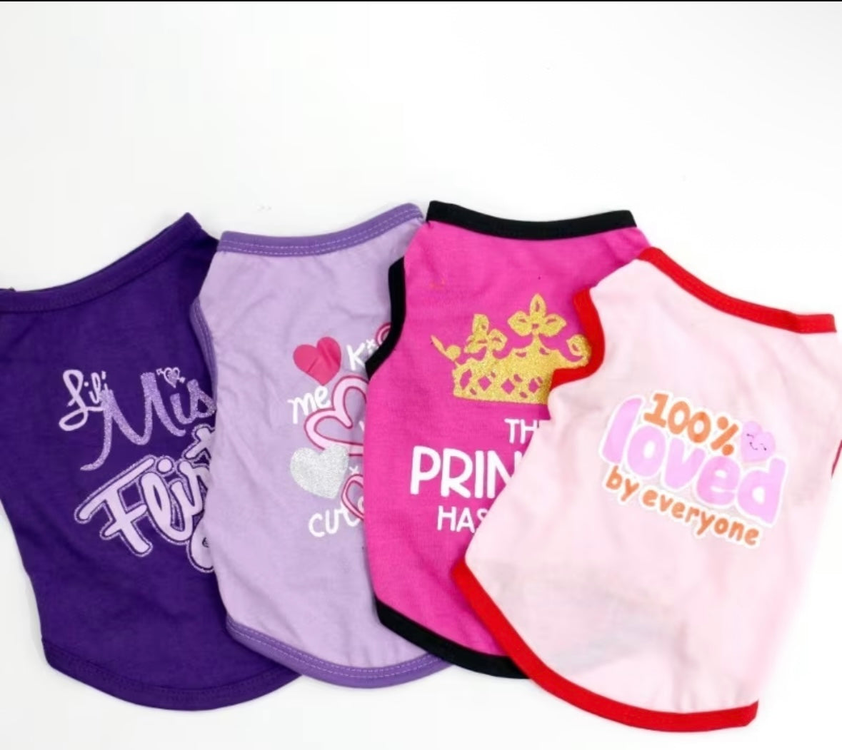 4pces dog vests