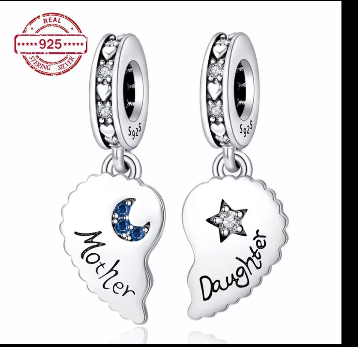 Mother & Daughter Matching Charm