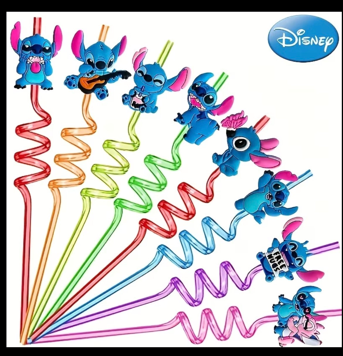 8PC Alien Straws