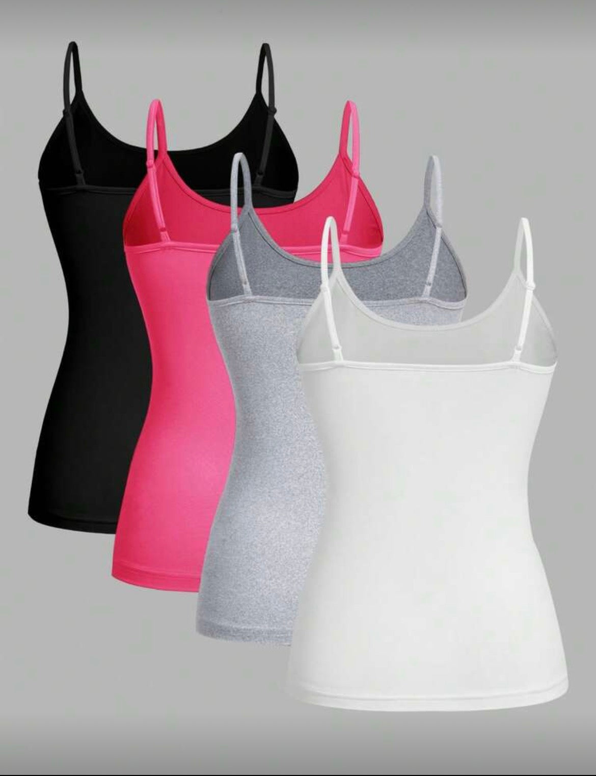 4PC Plus Size Vest Tops