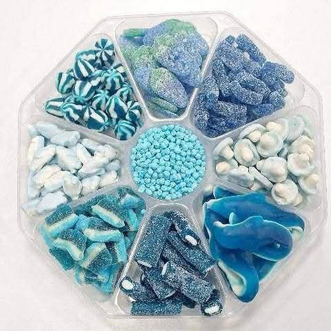 Blue Sweet Platter